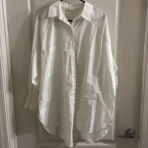 Kohl's White Long Sleeve Dress